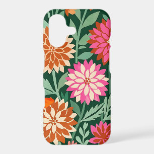 Abstract Matisse Dahlias Butterflies iPhone Cases