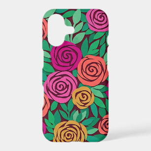 Abstract Matisse Roses Butterflies iPhone Cases