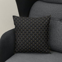 Abstract matte black square texture
