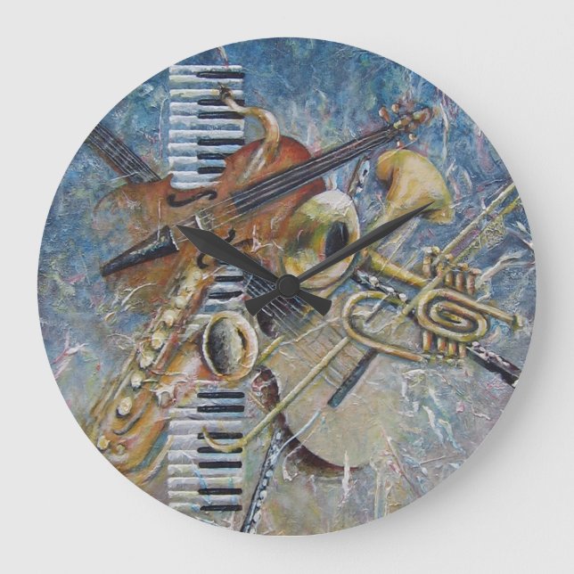 Abstract Melodyclock Large Clock (Front)