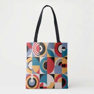 Abstract Memphis: Geometric Vintage Style. Tote Bag