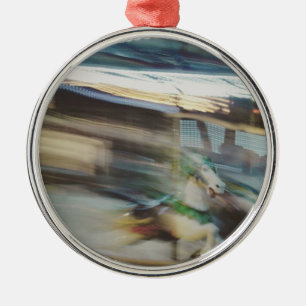 Abstract Merry go Round Horse Metal Tree Decoration