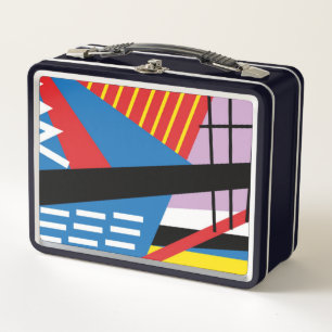 Abstract Metal Lunch Box