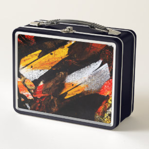 Abstract Metal Lunch Box
