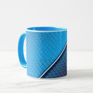Abstract metallic brushed surface texture. mug