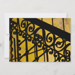Abstract Metalwork Card