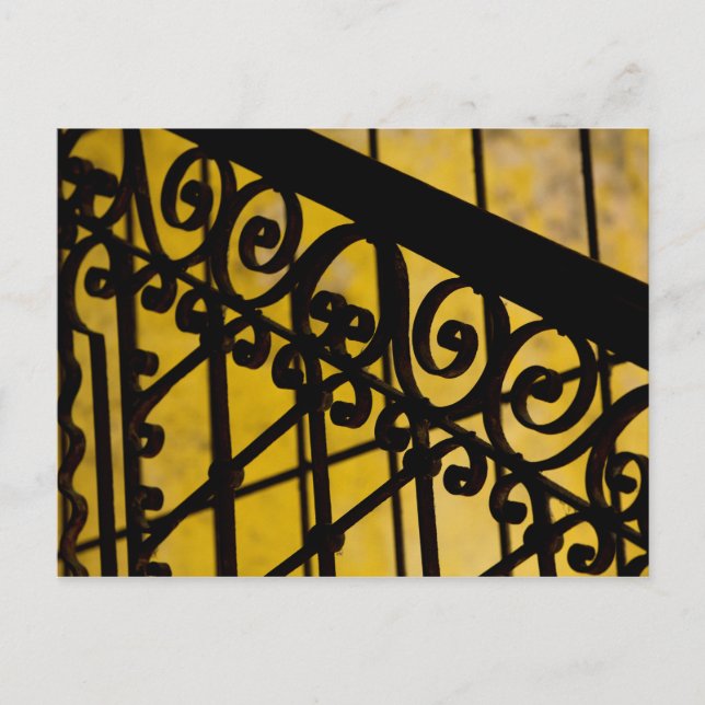 Abstract Metalwork Postcard (Front)