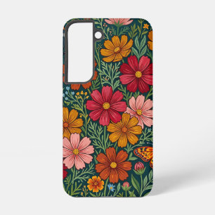 Abstract Mexican Cosmos Butterflies Samsung Cases