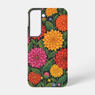 Abstract Mexican Dalia Butterflies Samsung Cases