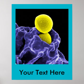 abstract microbiology art custom poster canvas