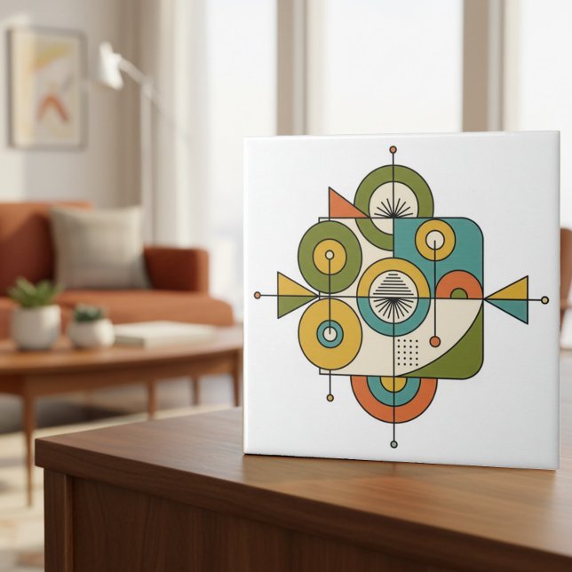 Abstract Mid-Century Modern Motif #1 ID1224 Tile (Creator Uploaded)