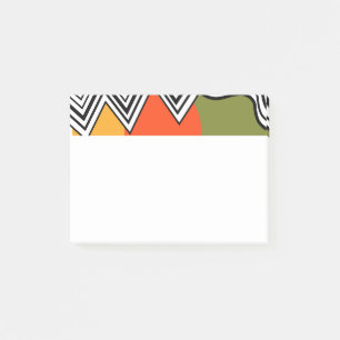 Abstract Mid-Century Modern  Post-it Notes
