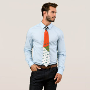 Abstract Mid-Century Modern Tie