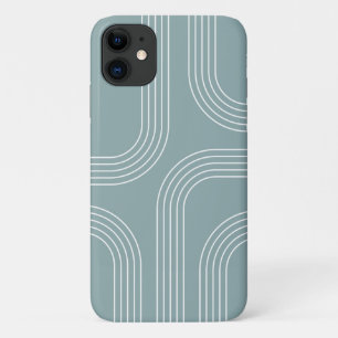 Abstract Mid Century style line art  Case-Mate iPhone Case