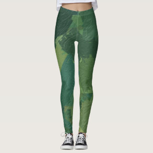 Abstract military design leggings