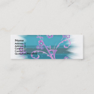 abstract mini business card