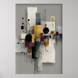 Abstract Minimal Geometric Print, Printable Art Poster