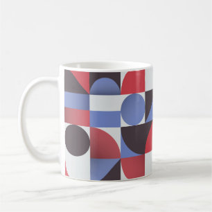 Abstract minimal geometric seamless pattern coffee mug