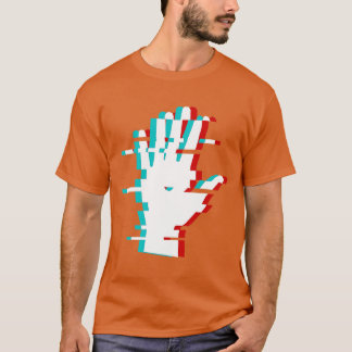 Abstract Minimalist 3D Hand T-Shirt
