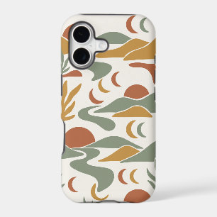 Abstract Minimalist Boho Landscape Seamless Patter