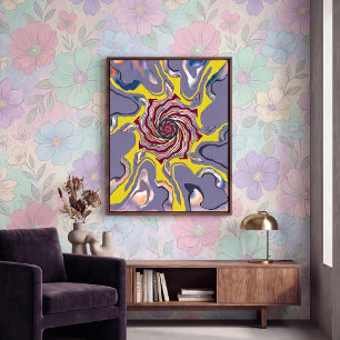  ABSTRACT MINIMALIST  CONTEMPORARY CHIC TEXTURE POSTER