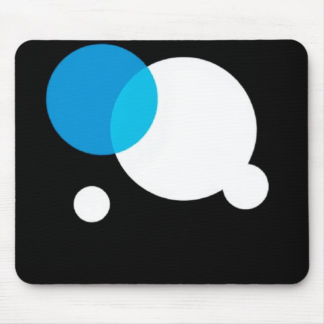 Abstract Minimalist Design Mouse Pad (Front)