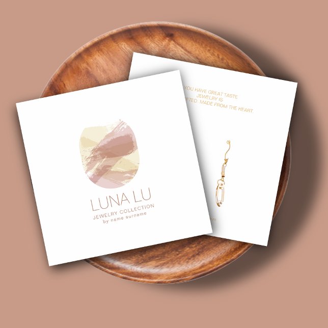 Abstract Minimalist Earring Jewellery Display Card (Creator Uploaded)