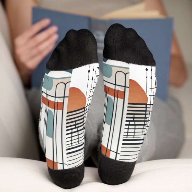 Abstract Minimalist Socks (Bottom)