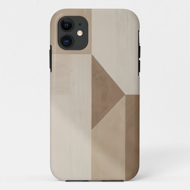 Abstract minimalist wabi style geometric art Case-Mate iPhone case (Back)