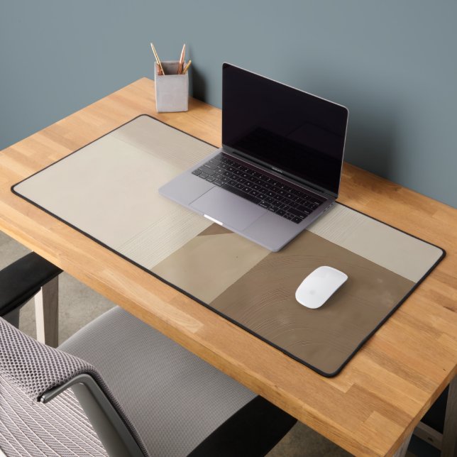 Abstract minimalist wabi style geometric art desk mat (Office 2)