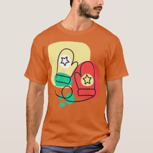 Abstract Mittens T-Shirt