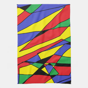 Abstract Mix Tea Towel