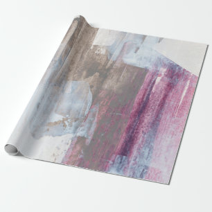 Abstract mixed media image. Hand painted backgroun Wrapping Paper