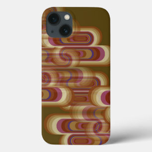 Abstract Mod Purple Retro Glow Pods Phone Case