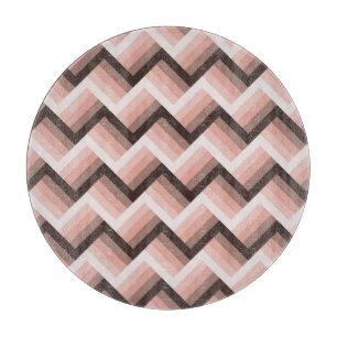 Abstract Modern 3D Stripe Seamless Cutting Board