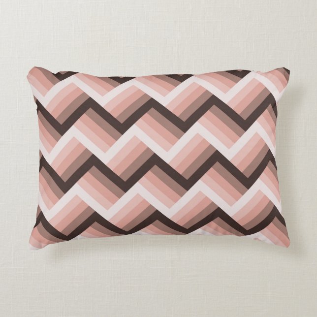 Abstract Modern 3D Stripe Seamless Decorative Cushion (Front)