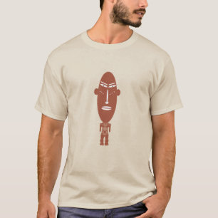 Abstract Modern African Indigenous face art T-Shirt