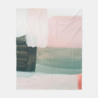 Abstract modern art background. Painting grey and Fleece Blanket