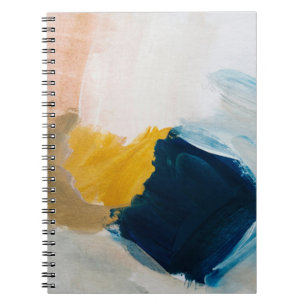 Abstract modern art background. Painting grey and Notebook