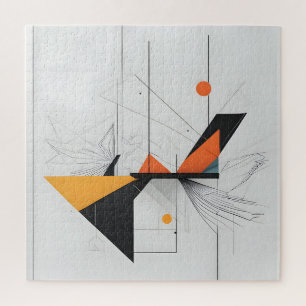 Abstract modern art jigsaw puzzle