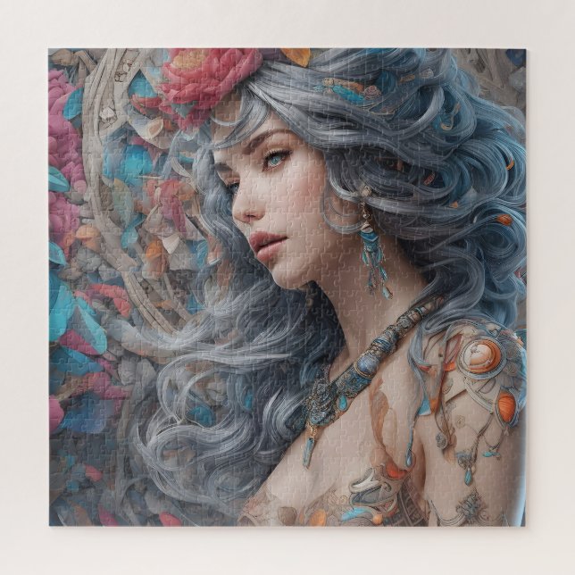 abstract modern art jigsaw puzzle (Vertical)