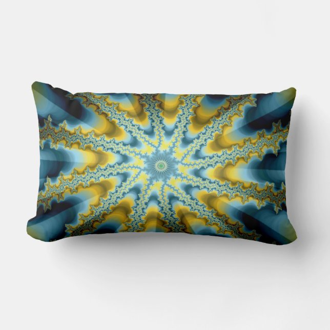 Abstract Modern Art Lumbar Cushion (Front)