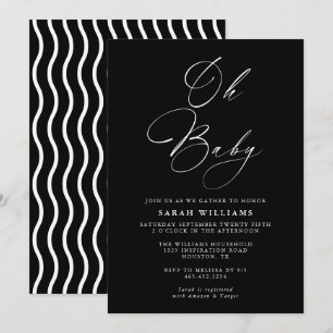 Abstract Modern Baby Shower Invitation