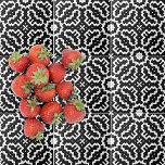 Abstract Modern Black And White Mosaic Pattern Tile<br><div class="desc">Abstract and modern decorative tile design featuring a geometric mosaic pattern in black and white.</div>