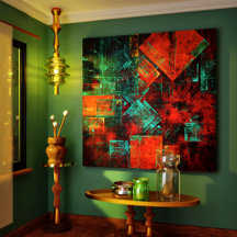 Abstract Modern Colourful Cool Artistic Pattern
