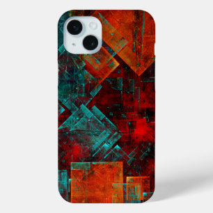 Abstract Modern Colourful Cool Artistic Pattern iPhone 15 Mini Case