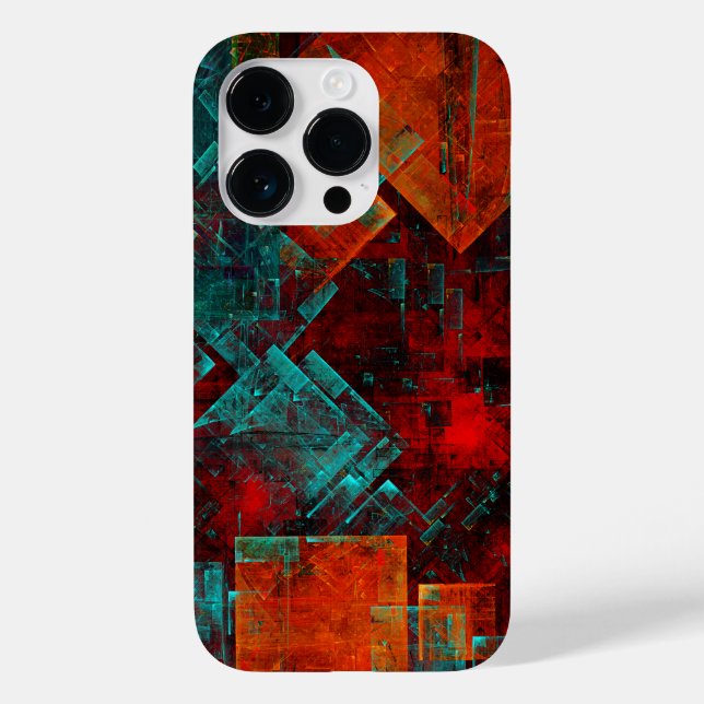 Abstract Modern Colourful Cool Artistic Pattern Case-Mate iPhone Case (Back)