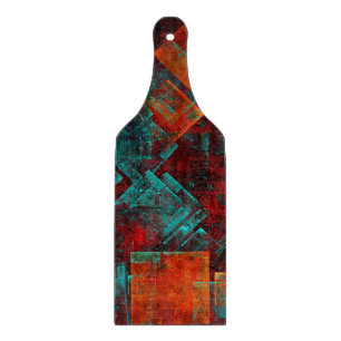 Abstract Modern Colourful Cool Artistic Pattern Cutting Board