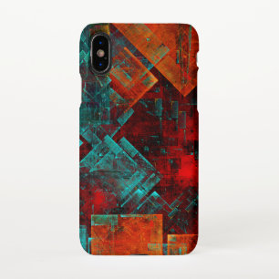 Abstract Modern Colourful Cool Artistic Pattern iPhone X Case