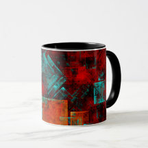 Abstract Modern Colourful Cool Artistic Pattern